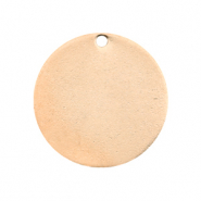 Designer Quality metaal voor ImpressArt Bedel rond 20mm Rosé Goud (nikkelvrij)
