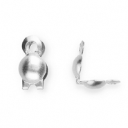 Roestvrij stalen (RVS) Stainless steel onderdelen kalotjes 3.2mm Silver