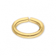 Roestvrij stalen (RVS) stainless steel onderdelen buigring ovaal Gold