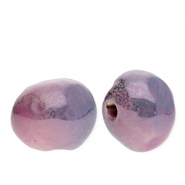 DQ® Grieks keramiek kralen Lilac purple
