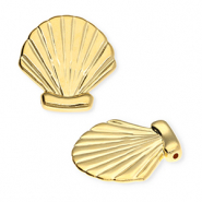 Bedels DQ® metaal schelp Goud (nikkelvrij)