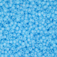 Miyuki rocailles 11/0 Matted Lt. Blue AB 11-0148FR