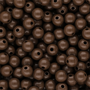 8 mm DQ acryl kralen shiny Cappuccino brown 19-1220 TCX