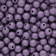 8 mm DQ acryl kralen shiny Purple haze 18-3718 TCX