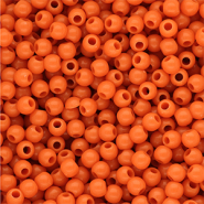 4 mm DQ acryl kralen shiny Orange peel 16-1359 TCX