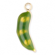 Bedels metaal boon Gold-green