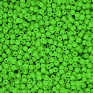 Glaskralen Rocailles 12/0 (2mm) Green