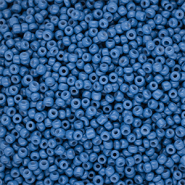 Glaskralen Rocailles 12/0 (2mm) Blue