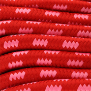 Trendy paracord 10mm Red-pink