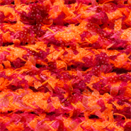 Trendy paracord 8mm Neon orange-neon pink-port red