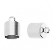 Roestvrij stalen (RVS) Stainless steel onderdelen eindkap Ø6mm met oog Silver