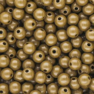 8 mm DQ acryl kralen shiny Wood thrush brown 17-1129 TCX