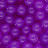 12 mm DQ® acryl kralen shiny Purple