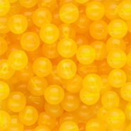 10 mm DQ® acryl kralen shiny Warm yellow