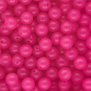 10 mm DQ® acryl kralen shiny Magenta pink