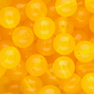 12 mm DQ® acryl kralen shiny Warm yellow