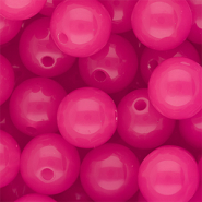 16 mm DQ® acryl kralen shiny Magenta pink