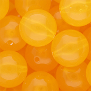 20 mm DQ® acryl kralen shiny Warm yellow
