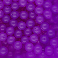 10 mm DQ® acryl kralen shiny Purple