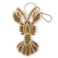 Sleutelhangers kreeft Gold-antique gold-bronze