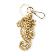 Sleutelhangers zeepaard Gold-antique gold-bronze