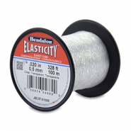 Beadalon elastiek rijgdraad 0.5mm 100 meter Clear