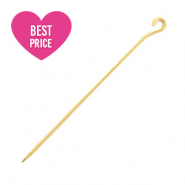 Roestvrij stalen (RVS) Stainless steel onderdelen kettelstift 35mm Goud