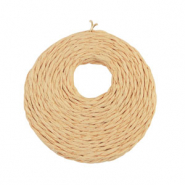 Raffia hanger 53mm Light peach