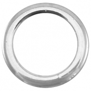 DQ metaal dichte ring 18mm Antiek zilver (nikkelvrij)