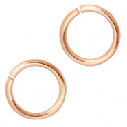 Onderdelen DQ metaal buigring 10.5mm Rosé goud (nikkelvrij)