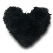 Statement hangers pompom hart Black