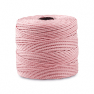 Nylon S-Lon draad 0.5mm Vintage rose
