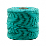 Nylon S-Lon draad 0.5mm Teal green