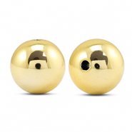 Metallook kralen rond 16mm Gold metallic