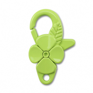 Gekleurde onderdelen karabijnslot bloem Green