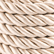 Trendy koord twisted 10mm Beige brown