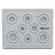 Beadsmith armband/kralenbord met deksel Grey