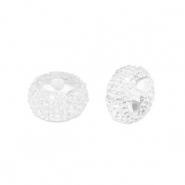 Resin kralen rondellen 8mm Transparent