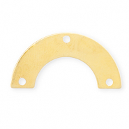 Bedels DQ Eco-brass® metaal tussenstuk Goud (nikkelvrij)