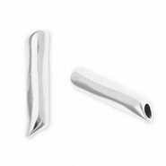 Onderdelen DQ metaal eindkap Antiek zilver (nikkelvrij)