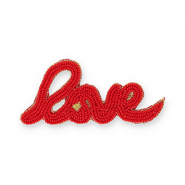 Broches "Love" Red-gold