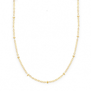 BY31® Roestvrij stalen (RVS) Stainless steel schakelkettingen met bollen Gold