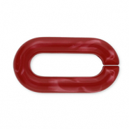 Acrylic chain 20mm losse schakels Bordeaux