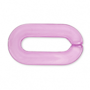 Acrylic chain 20mm losse schakels Lavender purple
