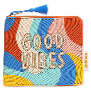 BY31® Etui "Good vibes" Gold-white-blue-multicolour