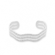 Roestvrij stalen (RVS) Stainless steel armbanden bangle Silver