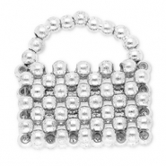 Statement hangers handtas Silver