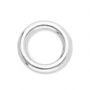 Roestvrij stalen (RVS) stainless steel onderdelen dichte ring 5mm Silver