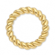 Roestvrij stalen (RVS) stainless steel onderdelen dichte ring 10mm Gold