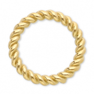 Roestvrij stalen (RVS) stainless steel onderdelen dichte ring 12mm Gold